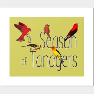 Collective Nouns - Tanagers Posters and Art